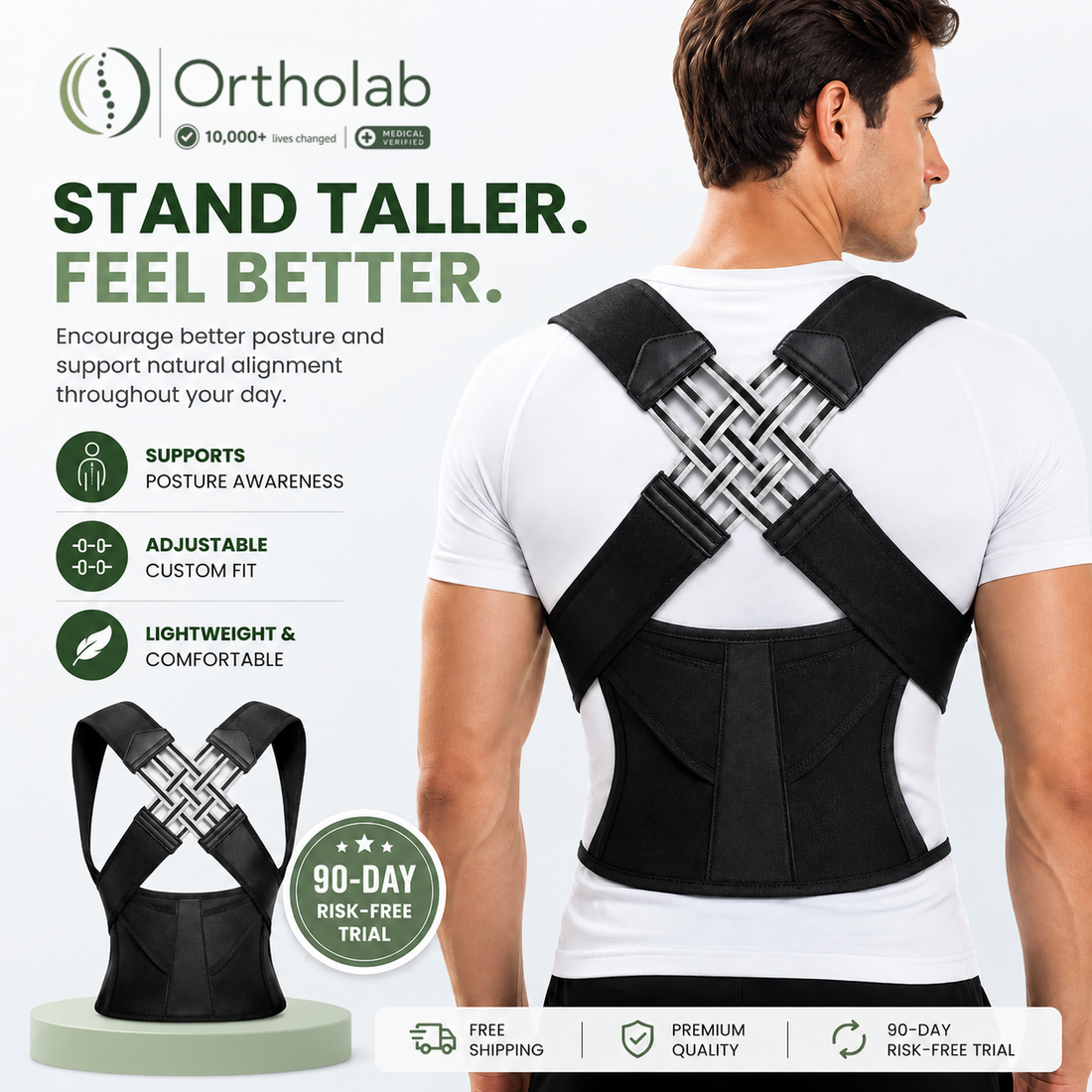 Ortholab Posture Corrector Back Brace